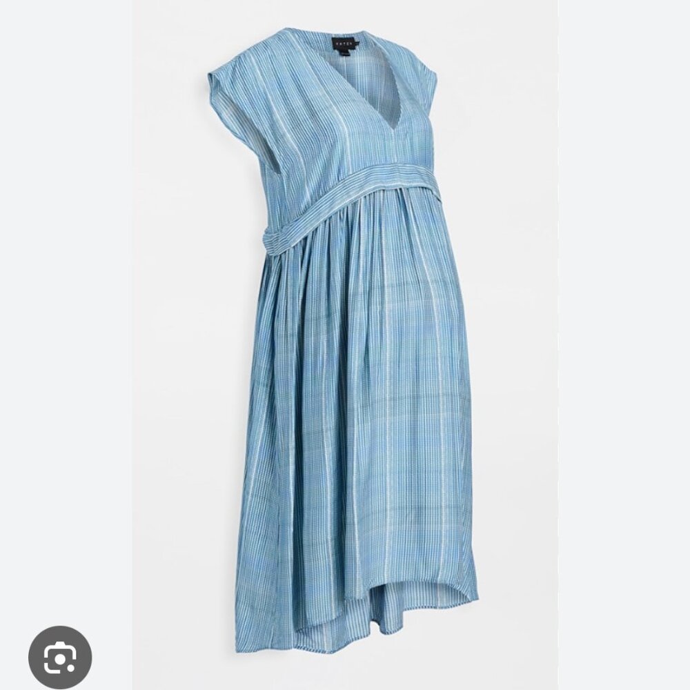 HATCH The Paulina Dress in Blue